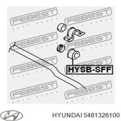 5481326100 Hyundai/Kia bucha de estabilizador dianteiro