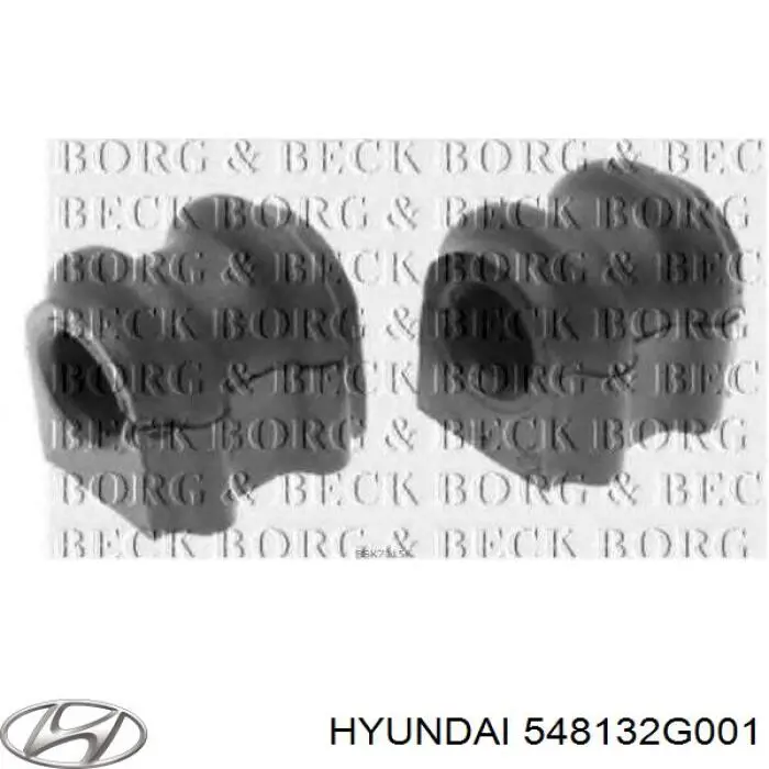 Втулка переднего стабилизатора Hyundai/Kia 548132G001 цена, от 6.59 USD