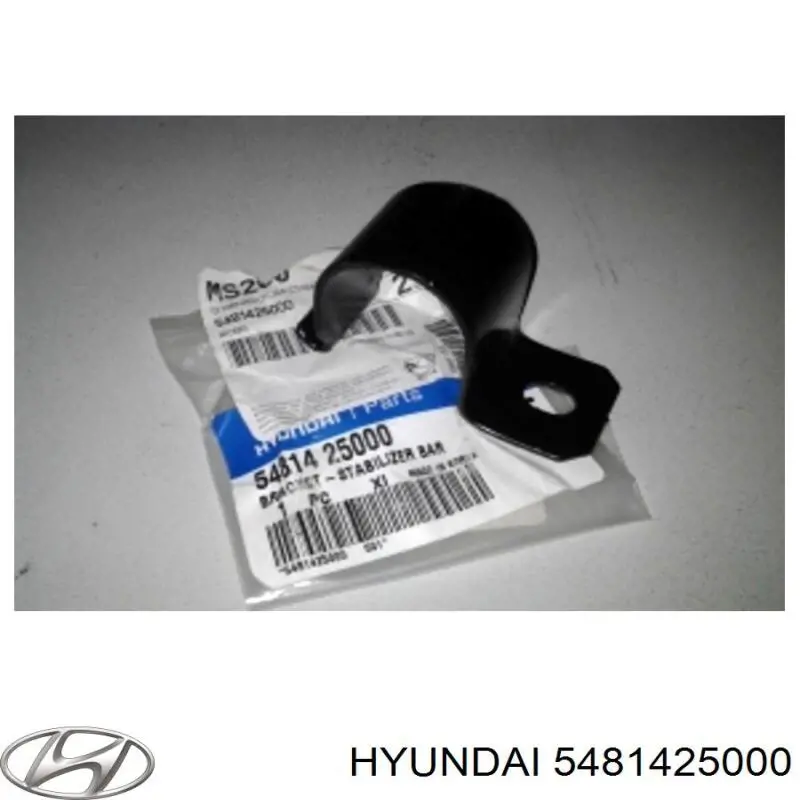 Хомут крепления втулки стабилизатора переднего на Hyundai Accent LC