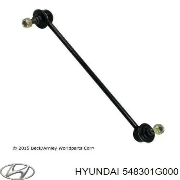 Стойка переднего стабилизатора левая 548301G000 Hyundai/Kia