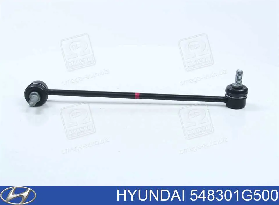 548301G500 Hyundai/Kia montante esquerdo de estabilizador dianteiro