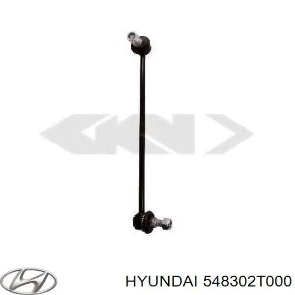 Стойка стабилизатора, переднего, левая Hyundai/Kia 548302T000
