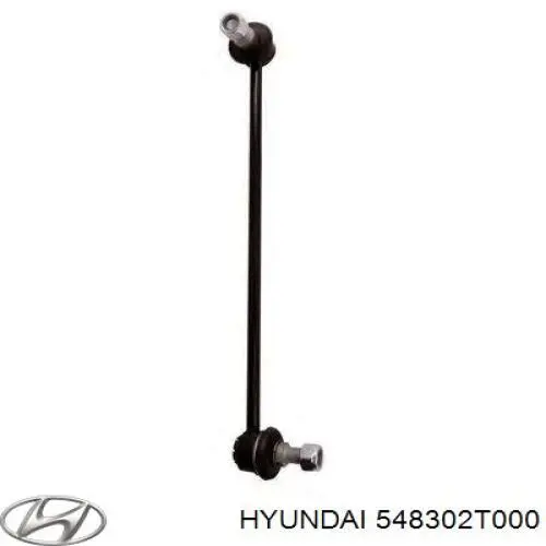 Стойка стабилизатора переднего левая Hyundai/Kia 548302T000