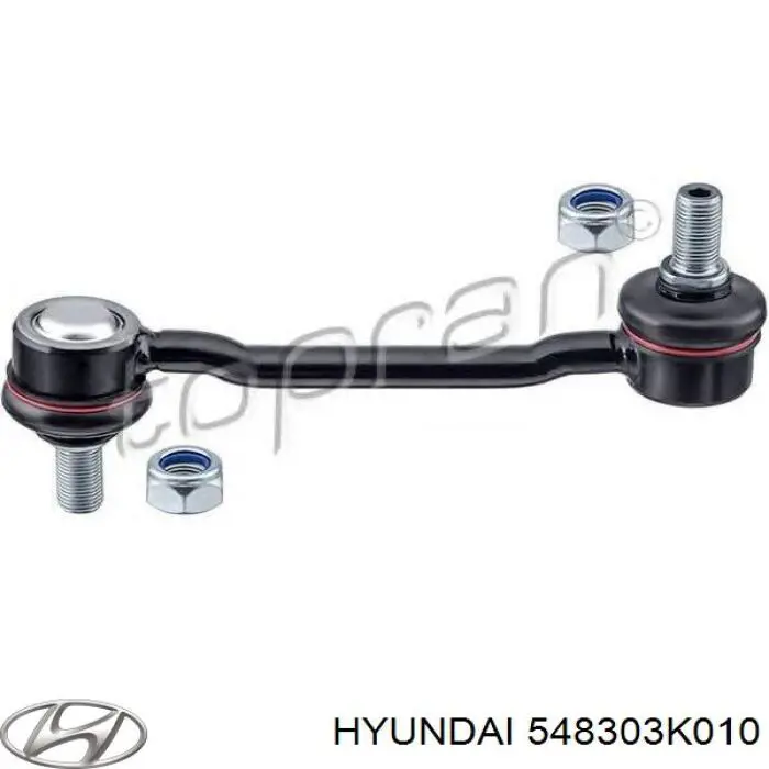 548303K010 Hyundai/Kia montante de estabilizador dianteiro