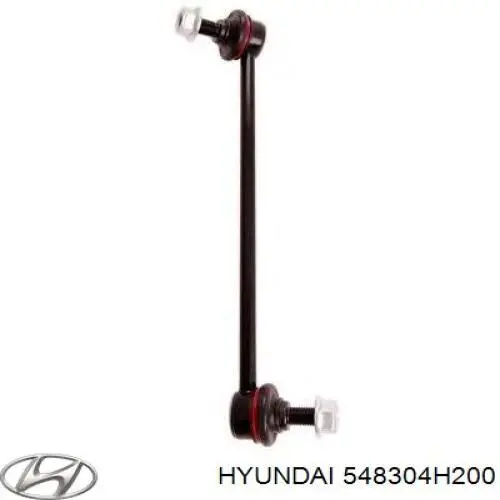 Стойка стабилизатора переднего левая Hyundai/Kia 548304H200