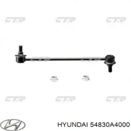 54830A4000 Hyundai/Kia montante esquerdo de estabilizador dianteiro