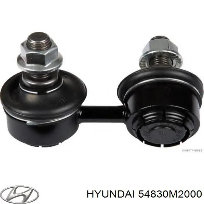 Стойка стабилизатора переднего левая на Hyundai Santamo 