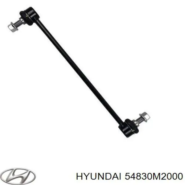 Стойка стабилизатора, переднего, левая Hyundai/Kia 54830M2000