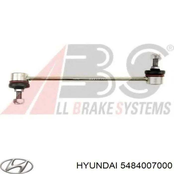 Стойка стабилизатора переднего правая Hyundai/Kia 5484007000