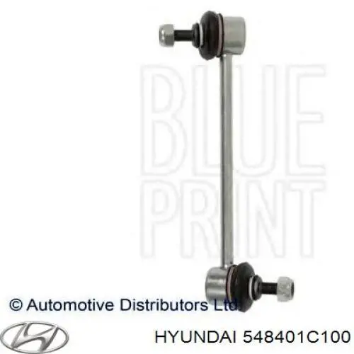 Barra estabilizadora delantera derecha 548401C100 Hyundai/Kia