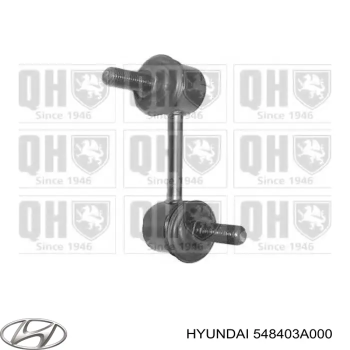 Стойка стабилизатора, переднего, правая Hyundai/Kia 548403A000