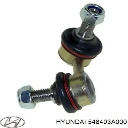 Стойка стабилизатора переднего правая Hyundai/Kia 548403A000