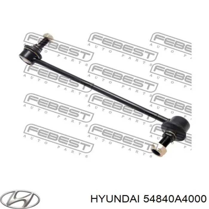 54840A4000 Hyundai/Kia montante direito de estabilizador dianteiro