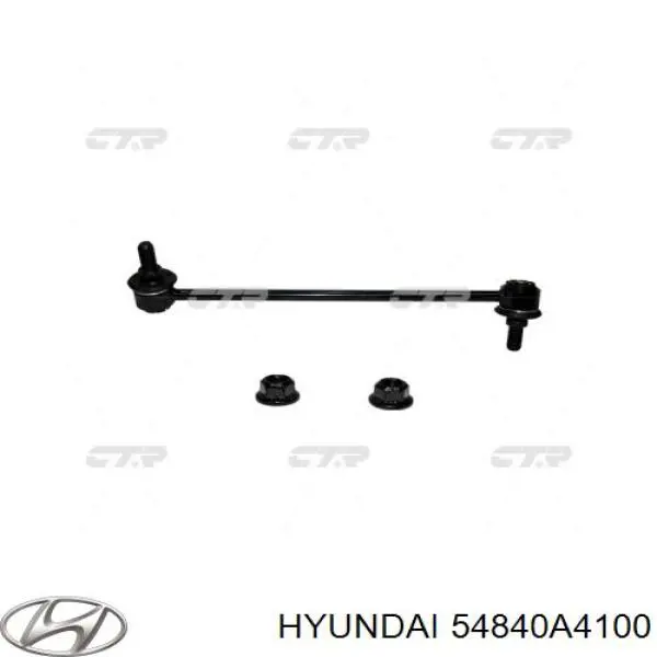 54840A4100 Hyundai/Kia montante direito de estabilizador dianteiro