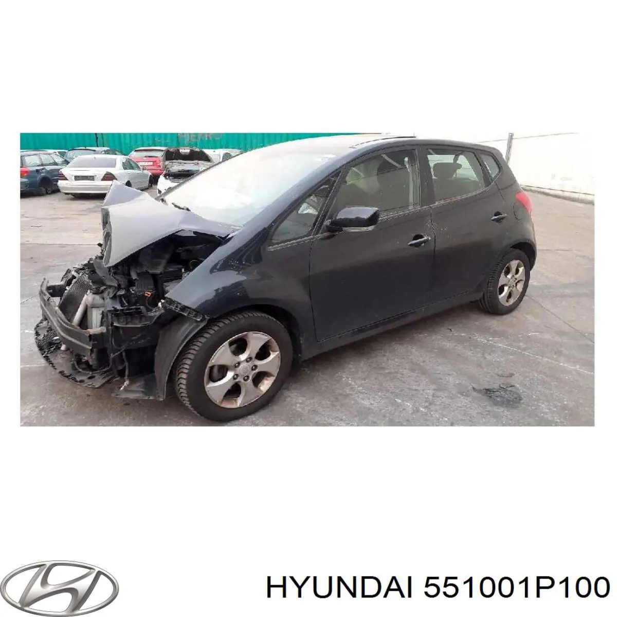 551001P100 Hyundai/Kia балка задней подвески (подрамник)