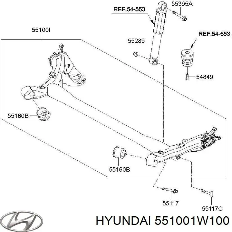  551001W100 Hyundai/Kia