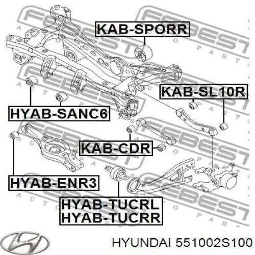 Купить SAK8475 555 Поперечный рычаг задней подвески