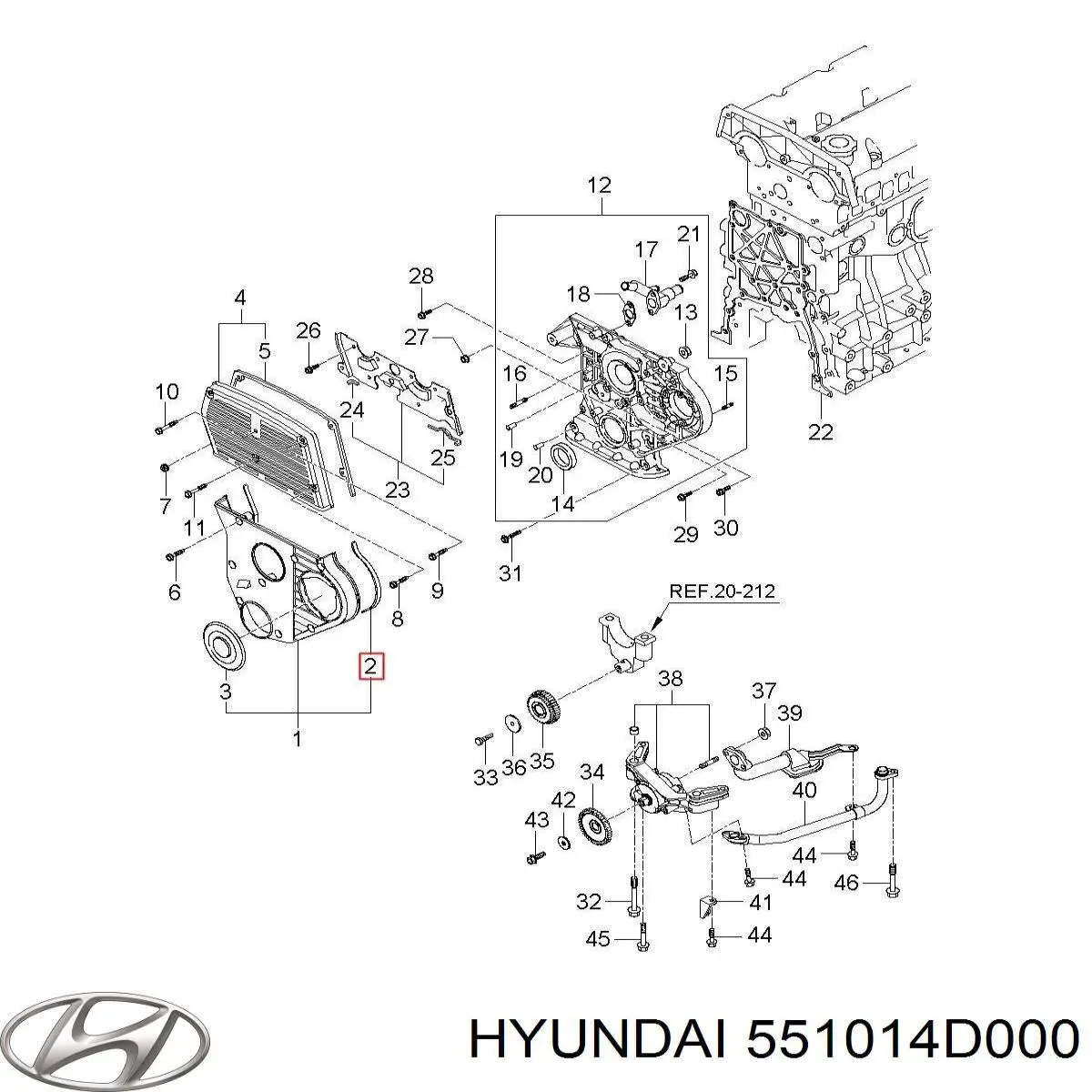 Купить 551014D000 Hyundai/Kia 