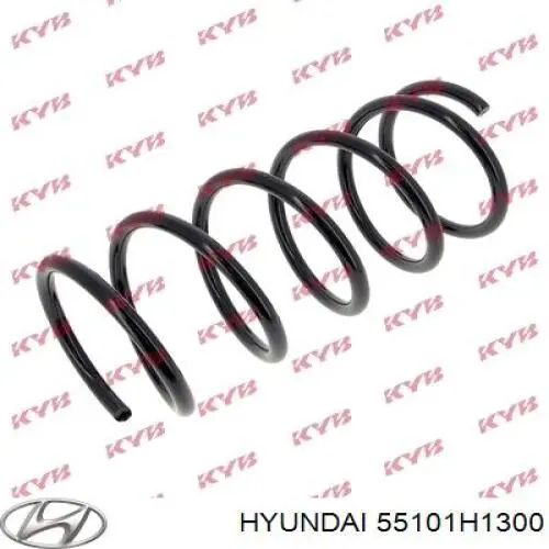 55101H1300 Hyundai/Kia пружина задняя