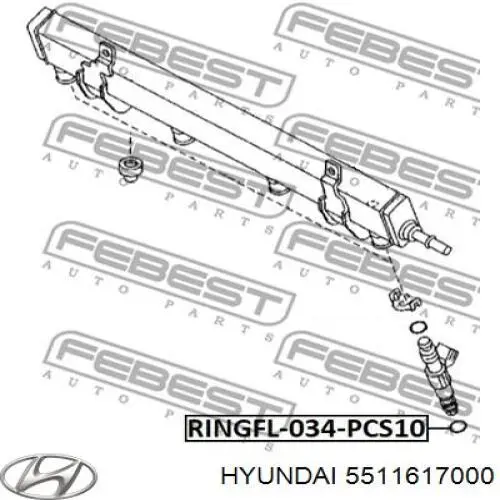 Сайлентблок заднего продольного рычага RUH230 Japan Parts