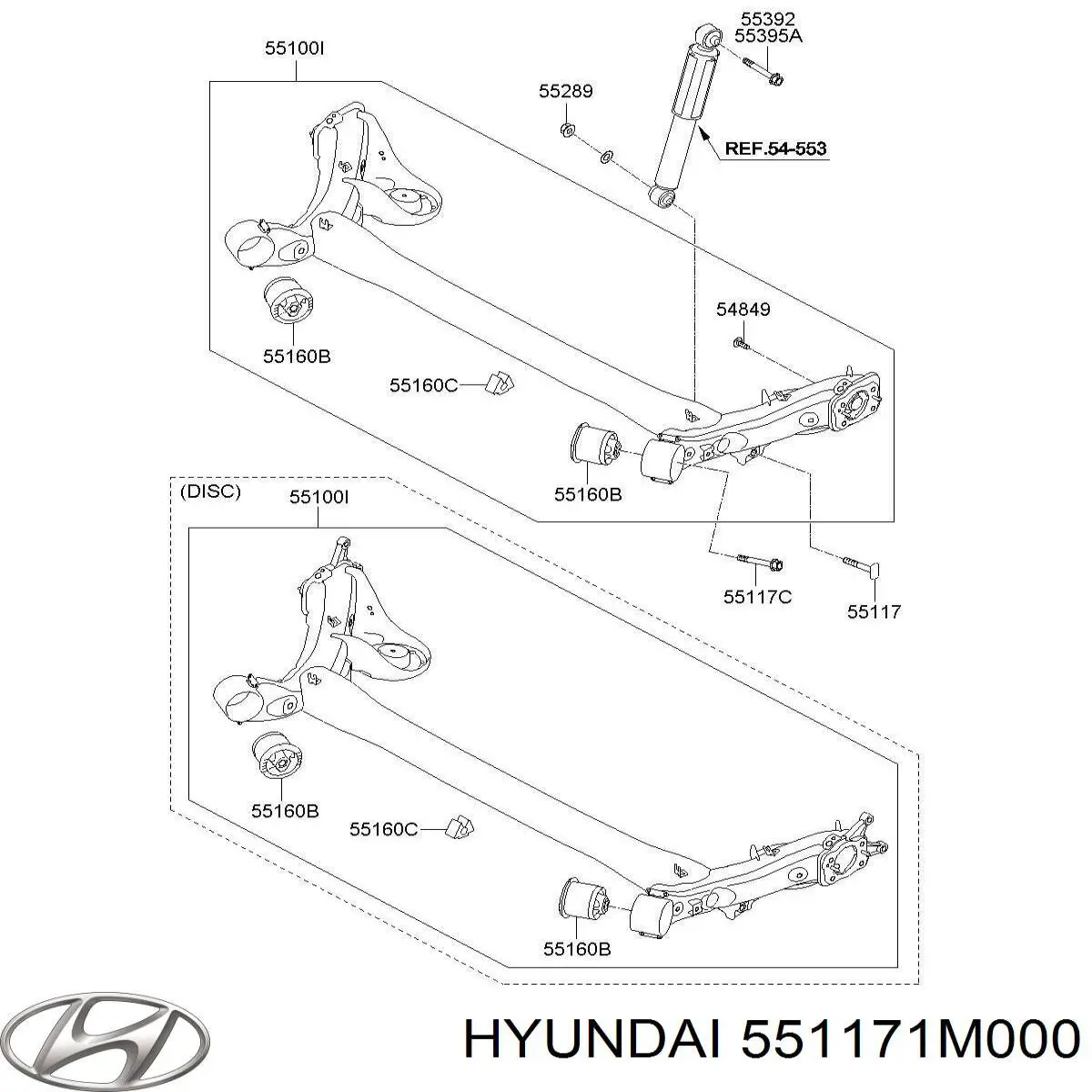 551171M000 Hyundai/Kia 