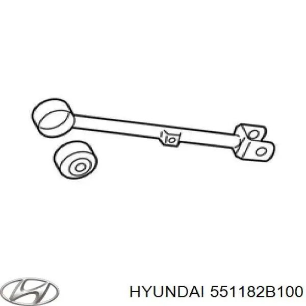 Сайлентблок заднего продольного рычага задний Hyundai/Kia 551182B100 цена, от 6.54 USD
