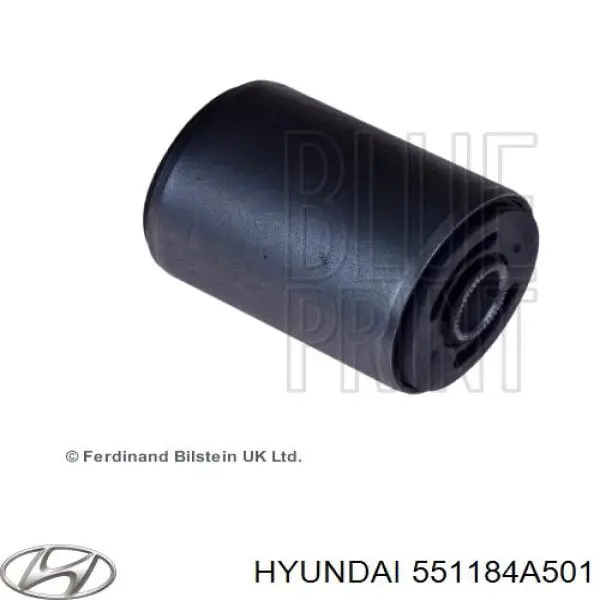 Сайлентблок задней рессоры передний Hyundai/Kia 551184A501