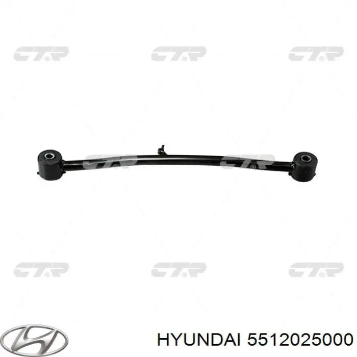 Рычаг (тяга) задней подвески продольный нижний правый на Hyundai Accent LC