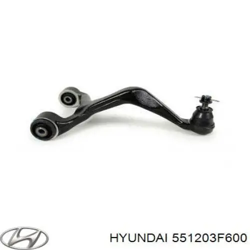 551203F600 Hyundai/Kia рычаг (тяга задней подвески продольный верхний правый)