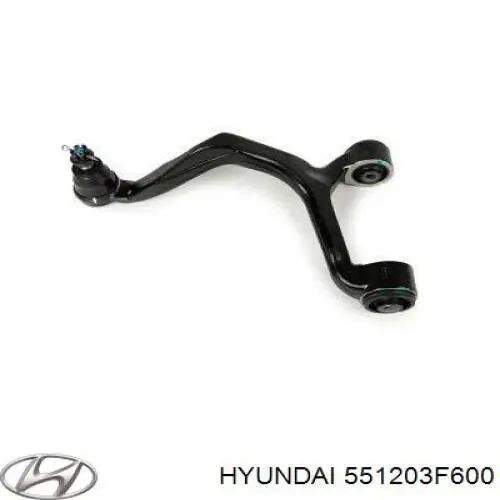 551203F600 Hyundai/Kia Рычаг (тяга) задней подвески продольный верхний правый