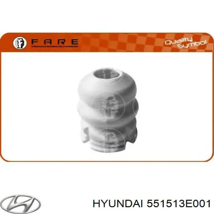 Отбойник амортизатора заднего 551513E001 Hyundai/Kia