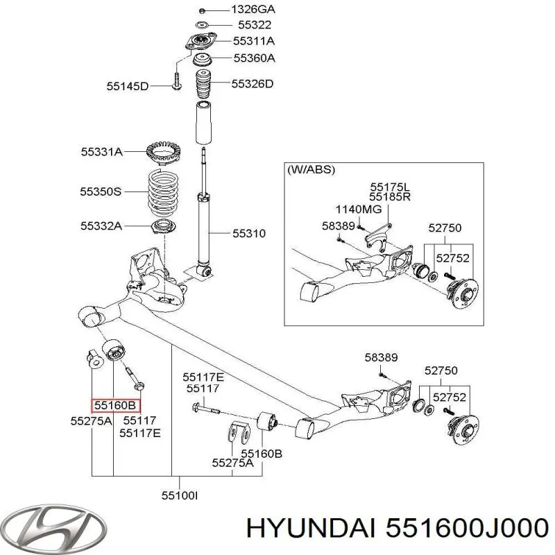  551600J000 Hyundai/Kia