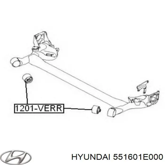 Сайлентблок заднего подрамника Hyundai/Kia 551601E000 цена, от 15.50 USD