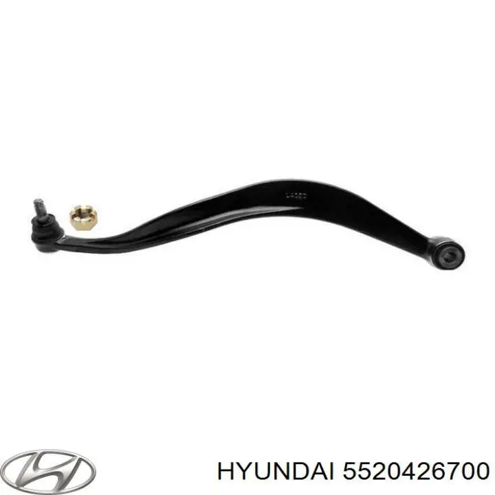 5520426700 Hyundai/Kia braço oscilante inferior esquerdo de suspensão traseira