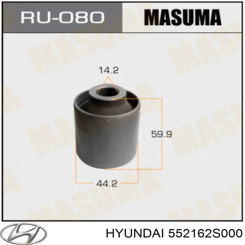 Купить RXS6511 Caster Сайлентблок цапфы задней
