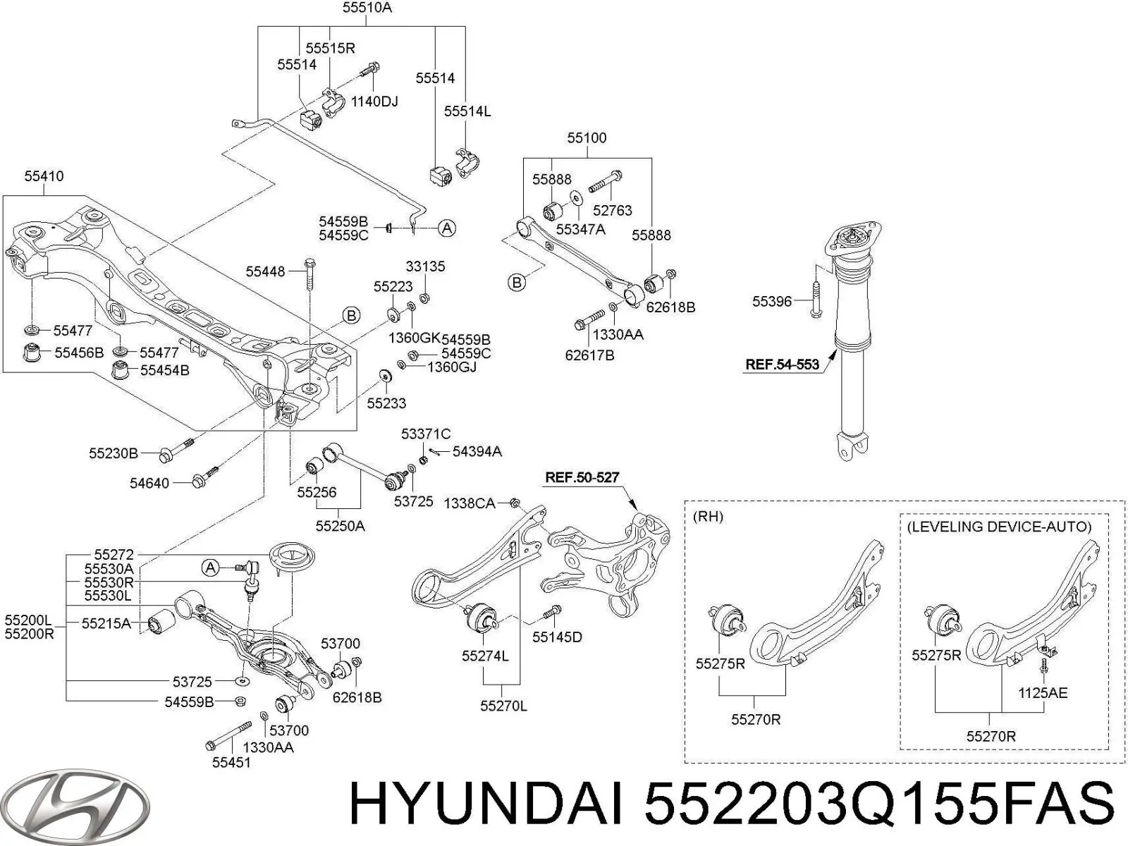 Купить 552203Q155FAS Hyundai/Kia 