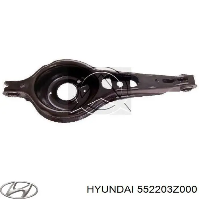 552203Z000 Hyundai/Kia braço oscilante transversal direito de suspensão traseira