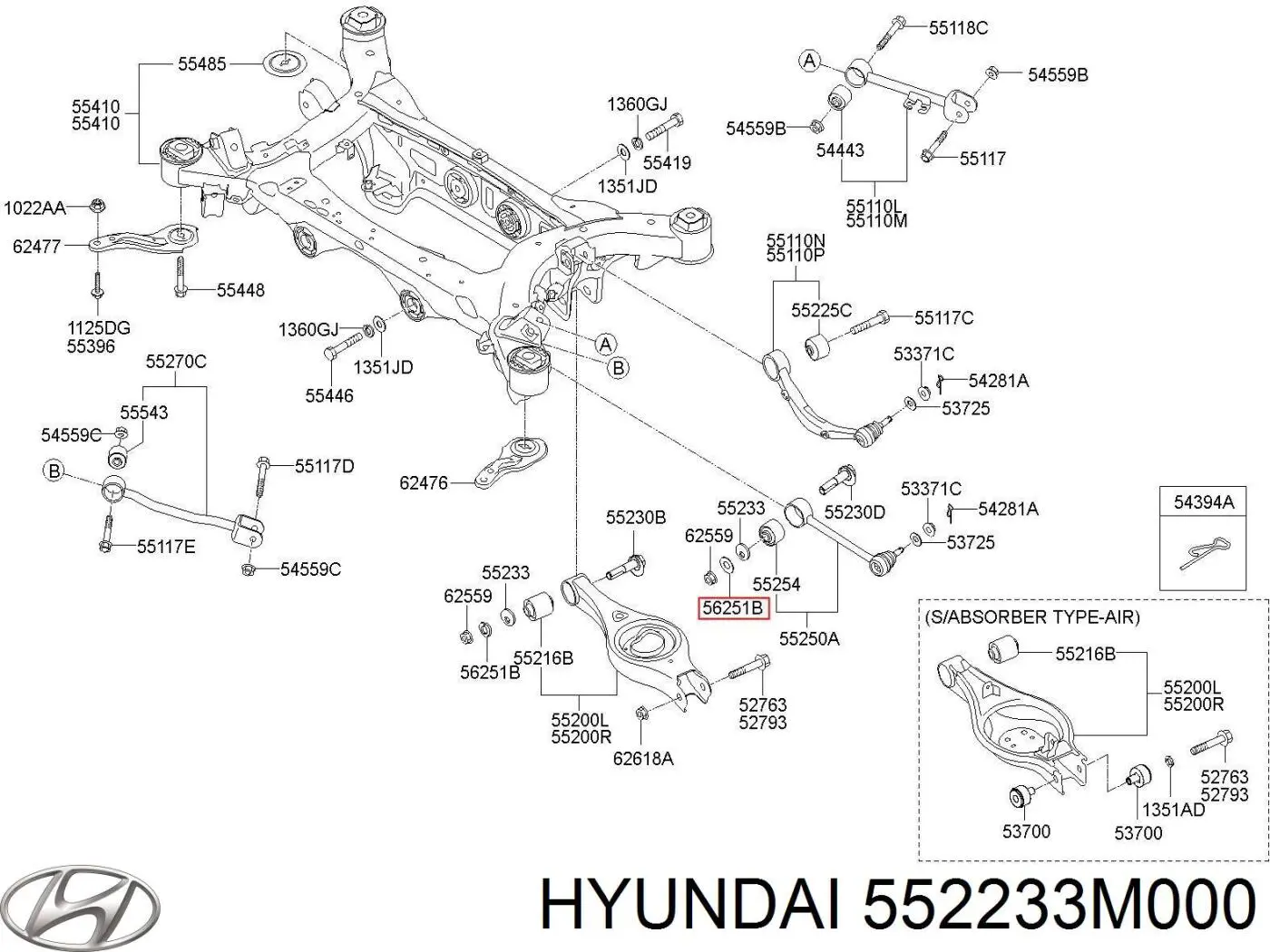  552233M000 Hyundai/Kia