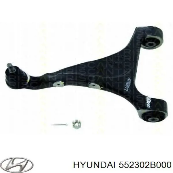 552302B000 Hyundai/Kia braço oscilante superior esquerdo de suspensão traseira