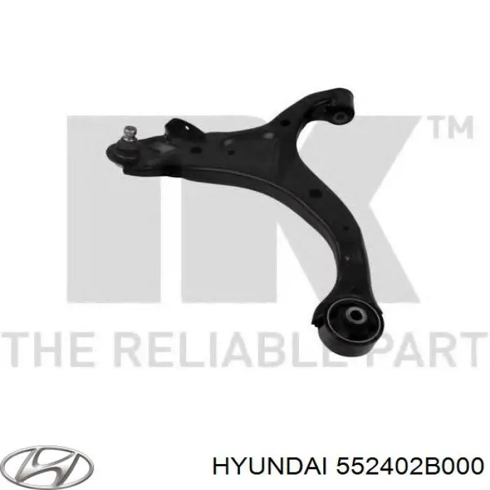 Верхний правый рычаг задней подвески 552402B000 Hyundai/Kia