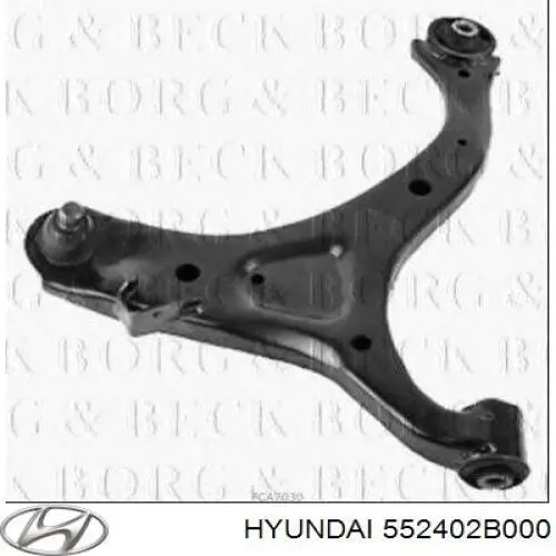 Купить 552402B000 Hyundai/Kia Рычаг задней подвески верхний, правый
