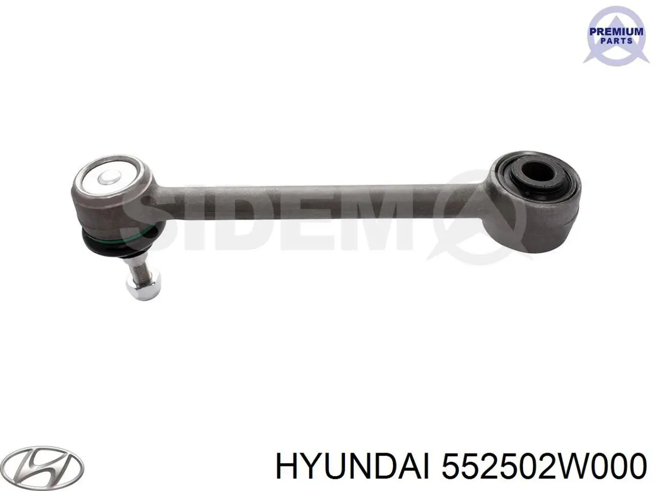 552502W000 Hyundai/Kia barra transversal de suspensão traseira