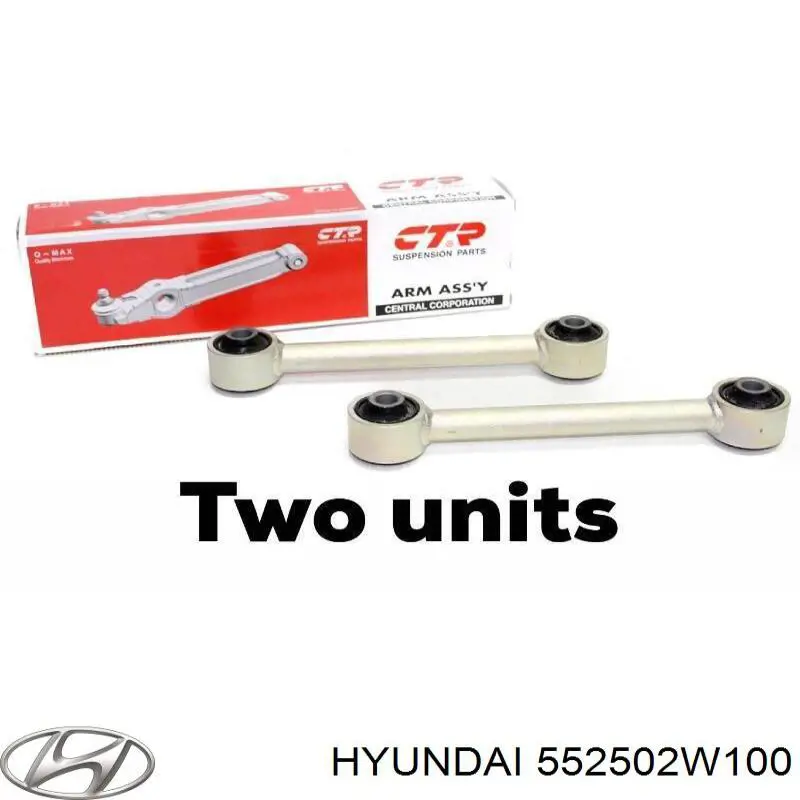 Barra transversal de suspensión trasera 552502W100 Hyundai/Kia