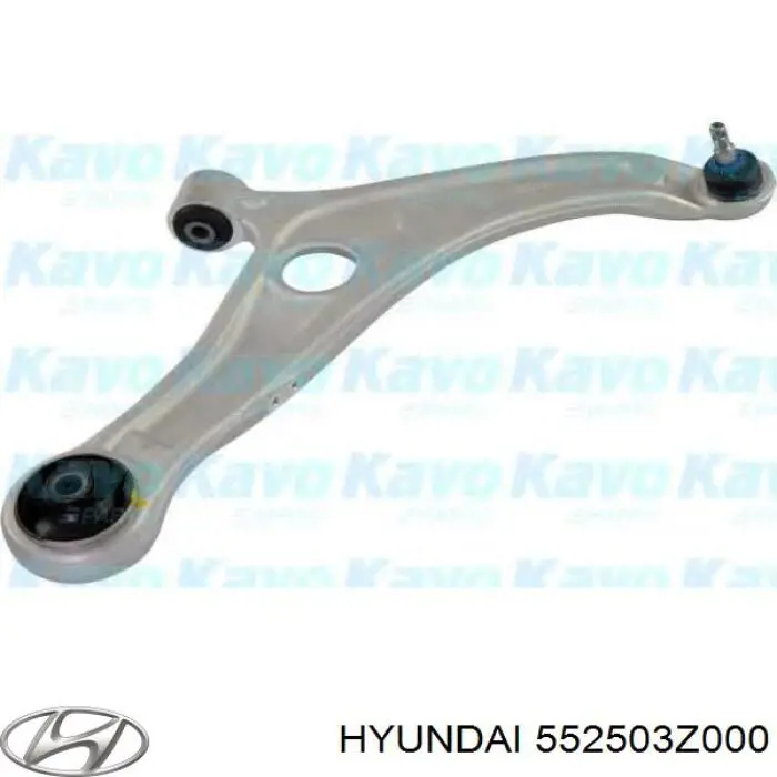 552503Z000 Hyundai/Kia barra transversal de suspensão traseira