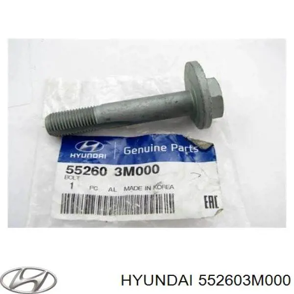 Болт крепления заднего развального рычага, внутренний Hyundai/Kia 552603M000