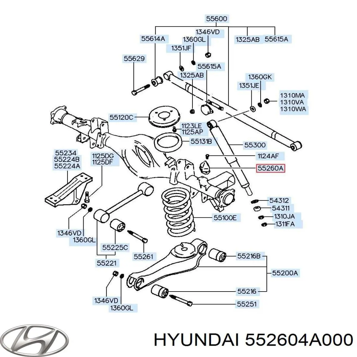 552604A000 Hyundai/Kia 