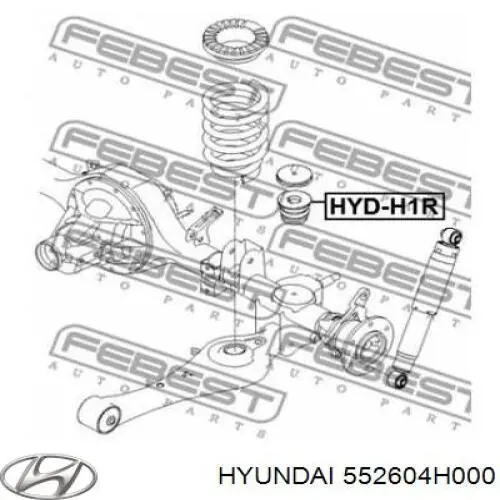 Купить 552604H000 Hyundai/Kia Отбойник рессоры подвески