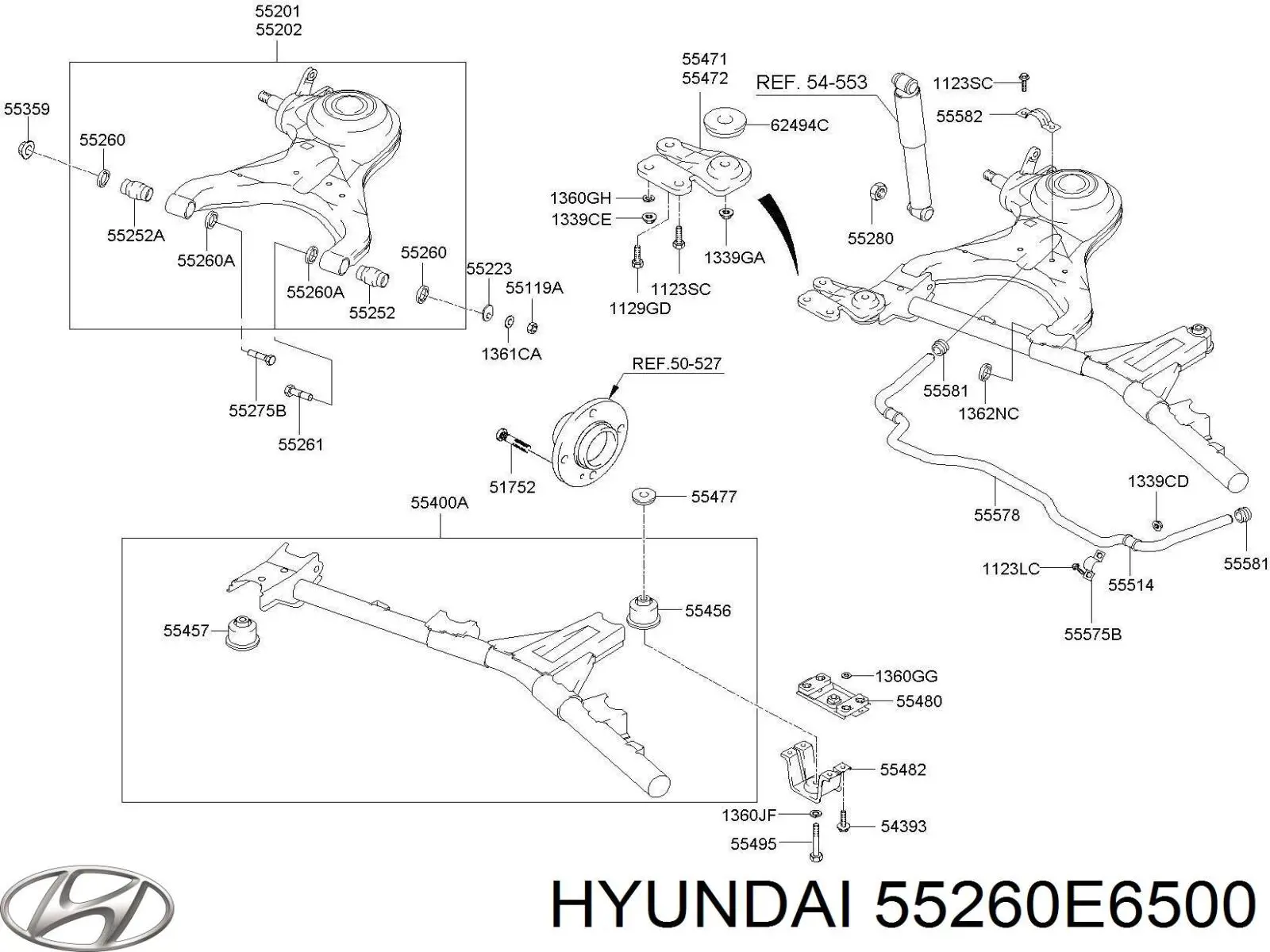  Hyundai/Kia 55260E6500 цена, от 34.21 USD