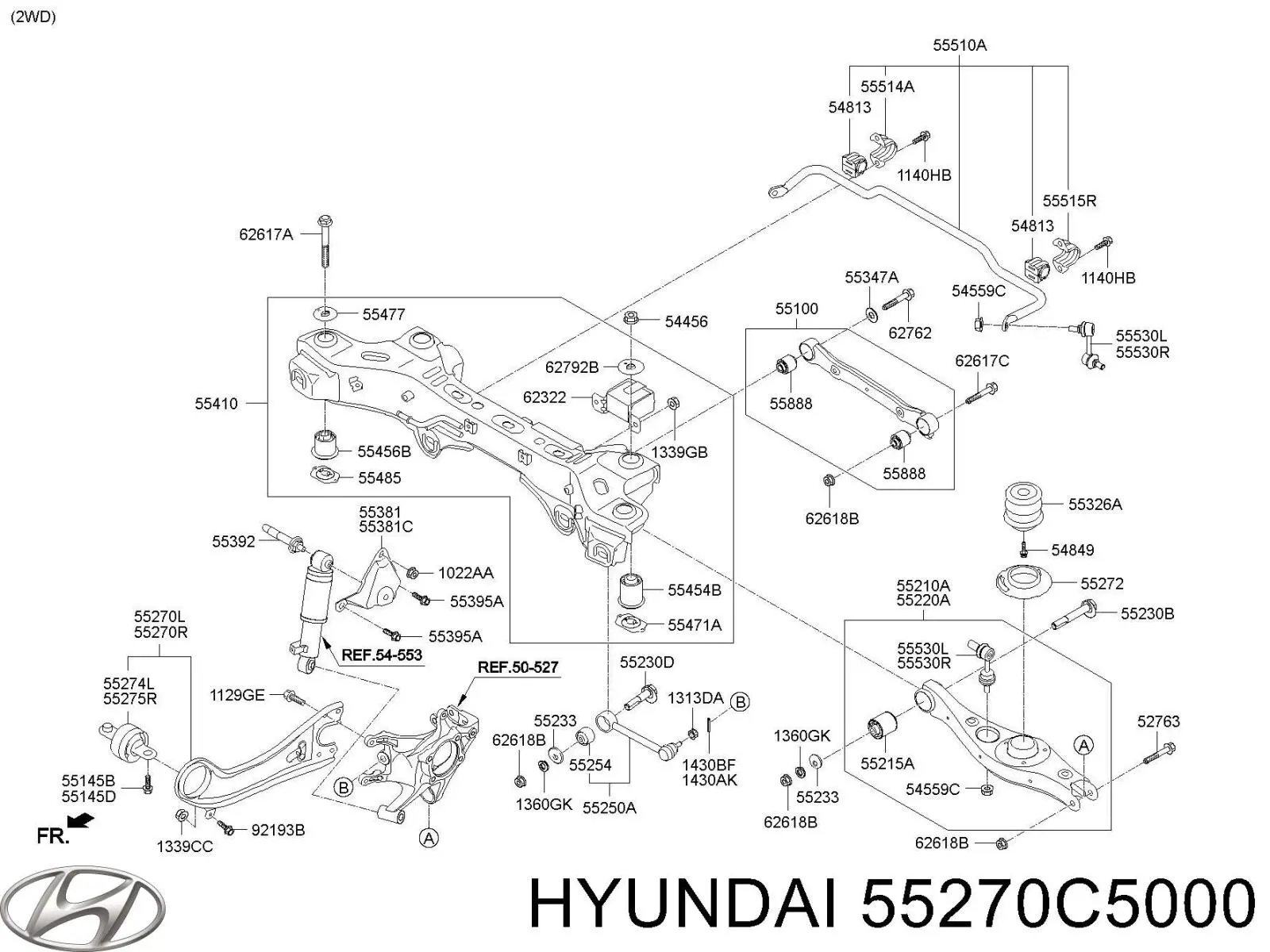Купить 55270C5000 Hyundai/Kia 