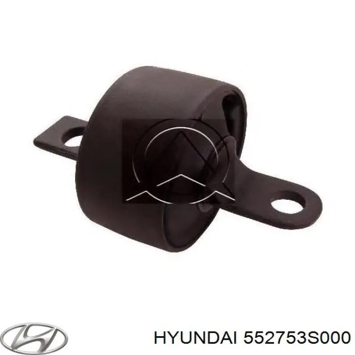 552753S000 Hyundai/Kia bloco silencioso de braço oscilante traseiro longitudinal